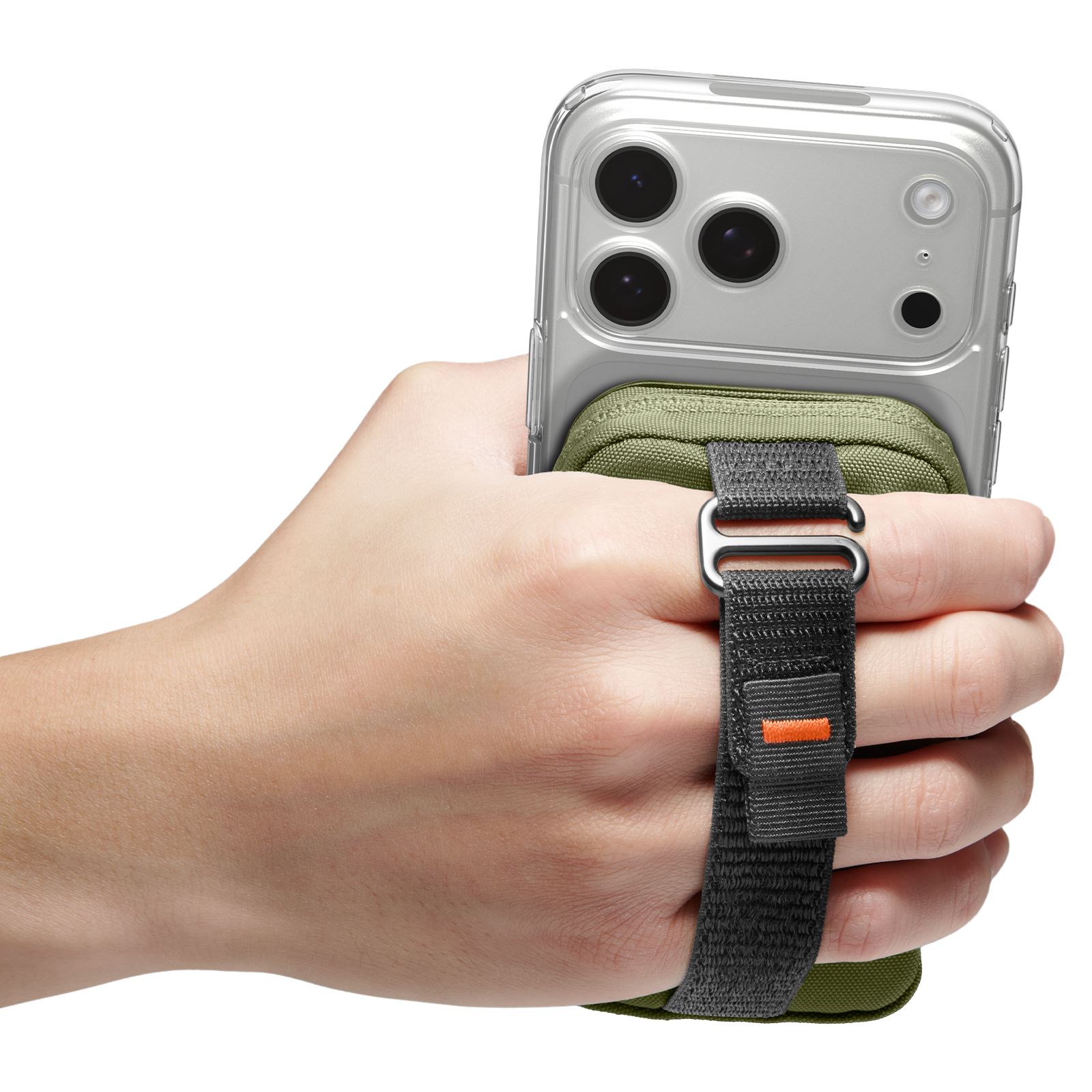 Spigen Portable Organizer Pouch TintapZip MagSafe, olive green (14)