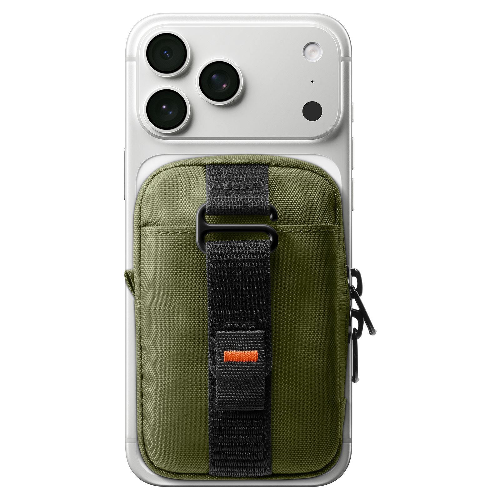 Spigen Portable Organizer Pouch TintapZip MagSafe, olive green (4)