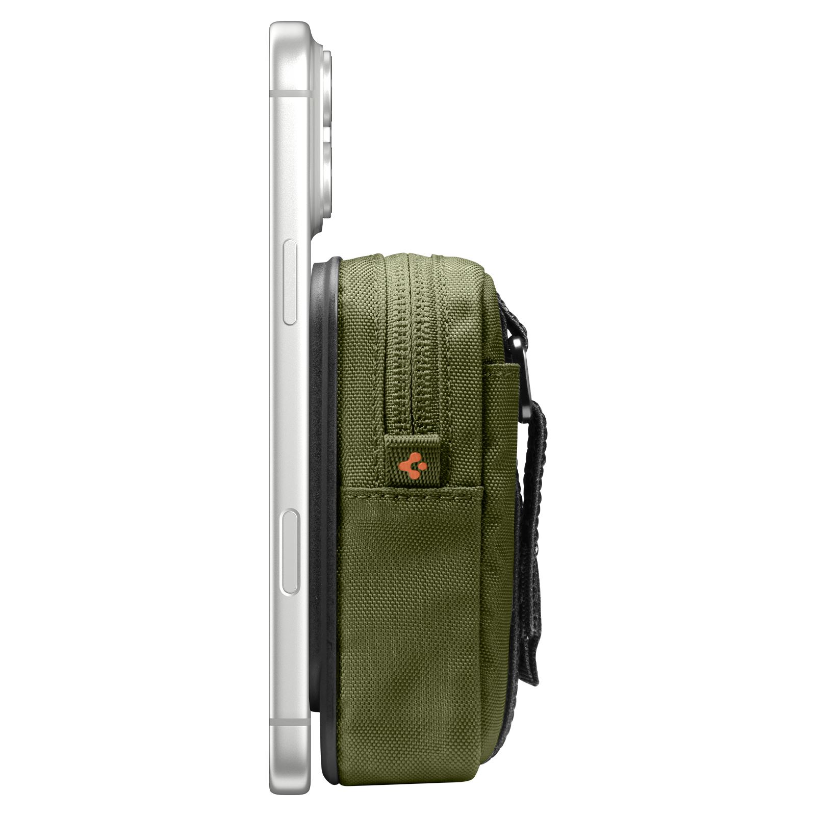 Spigen Portable Organizer Pouch TintapZip MagSafe, olive green (6)