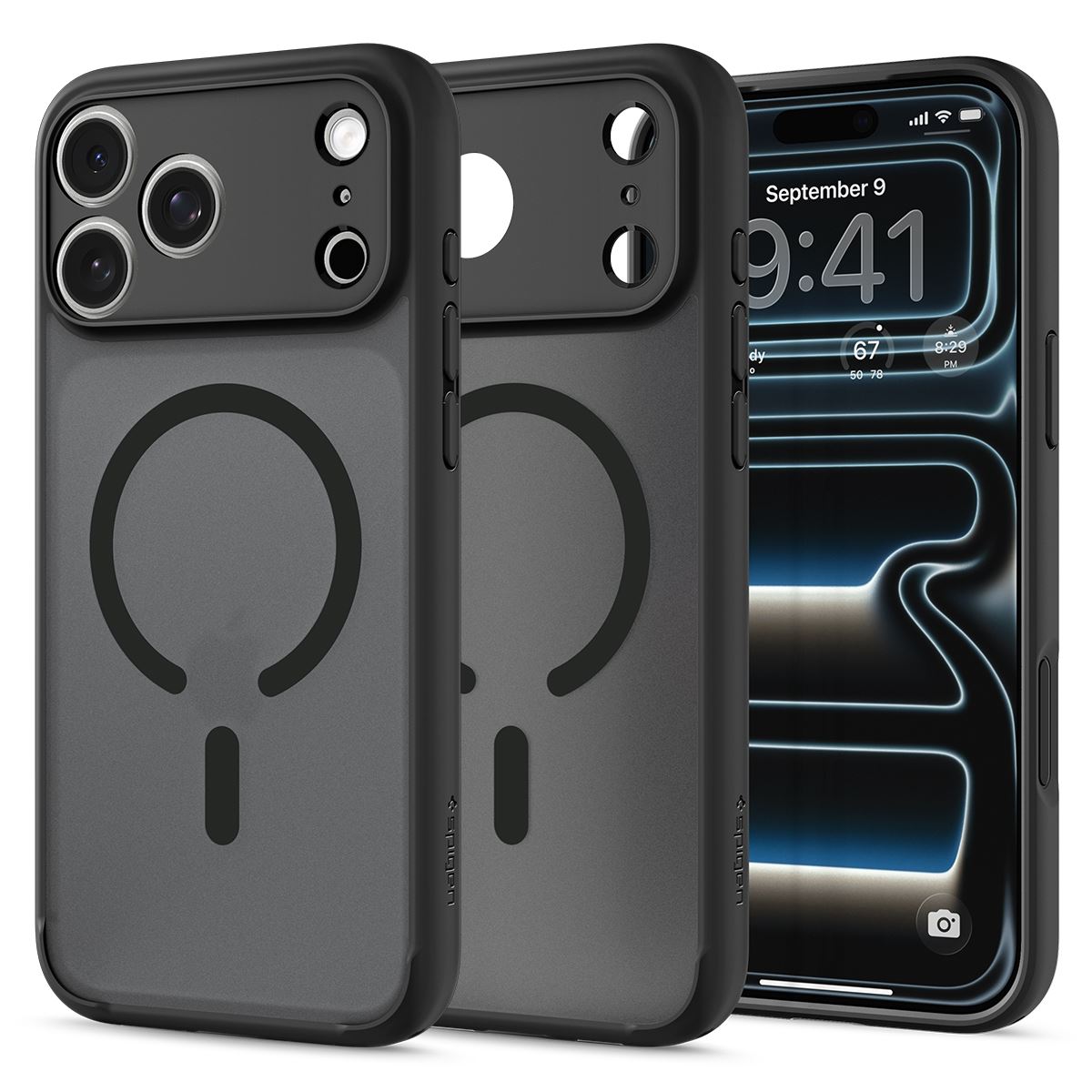 Spigen Ultra Hybrid MagSafe, frost black - iPhone 18 Pro Max/17 Pro Max (2)