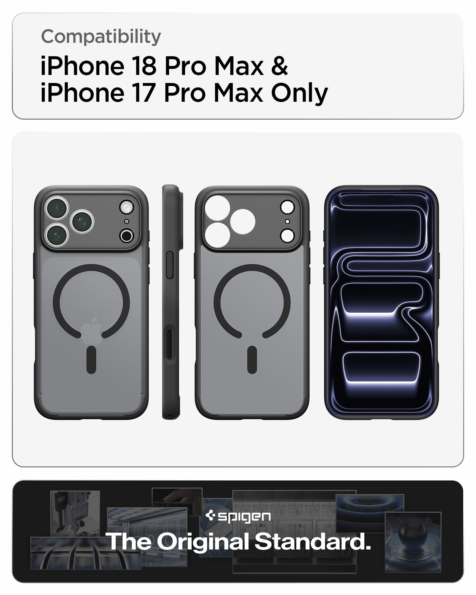 Spigen Ultra Hybrid MagSafe, frost black - iPhone 18 Pro Max/17 Pro Max (23)