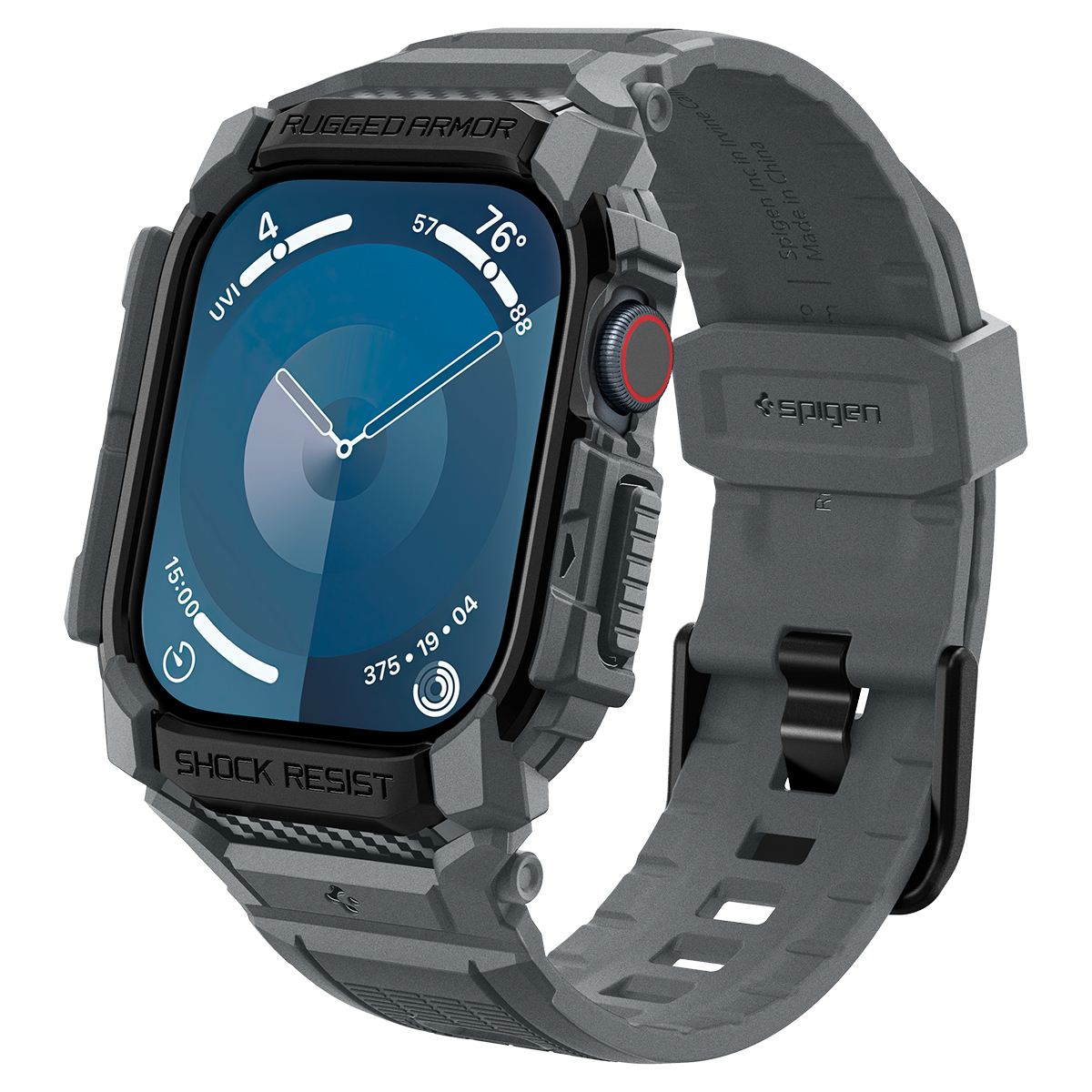 Spigen Rugged Armor Pro, dark gray - Apple Watch 11/10 46mm
