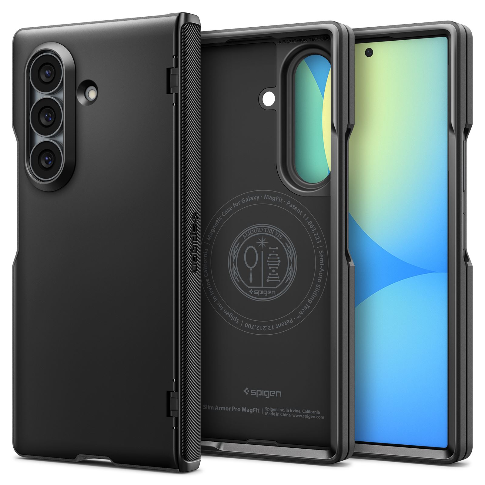 Spigen Slim Armor Pro MagSafe, black - Samsung Galaxy Z Fold8 Ultra (1)