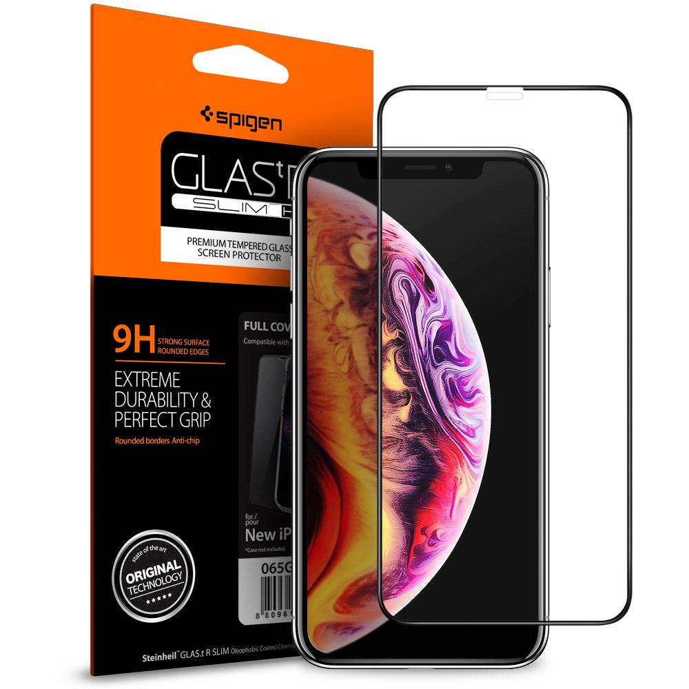 Spigen Glass FC HD 1 Pack, black - iPhone 11 Pro Max/iPhone XS Max (1)