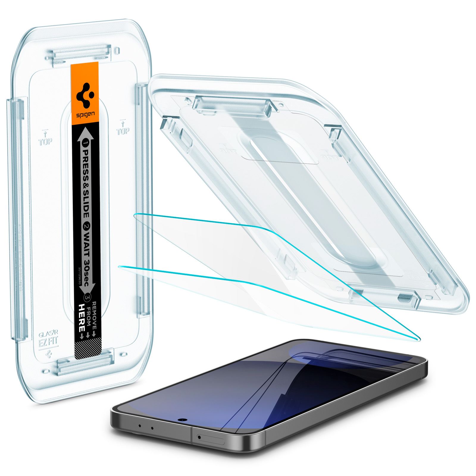 Spigen Glass tR EZ Fit 2 Pack, transparency - Samsung Galaxy S24 FE/A56 5G (1)