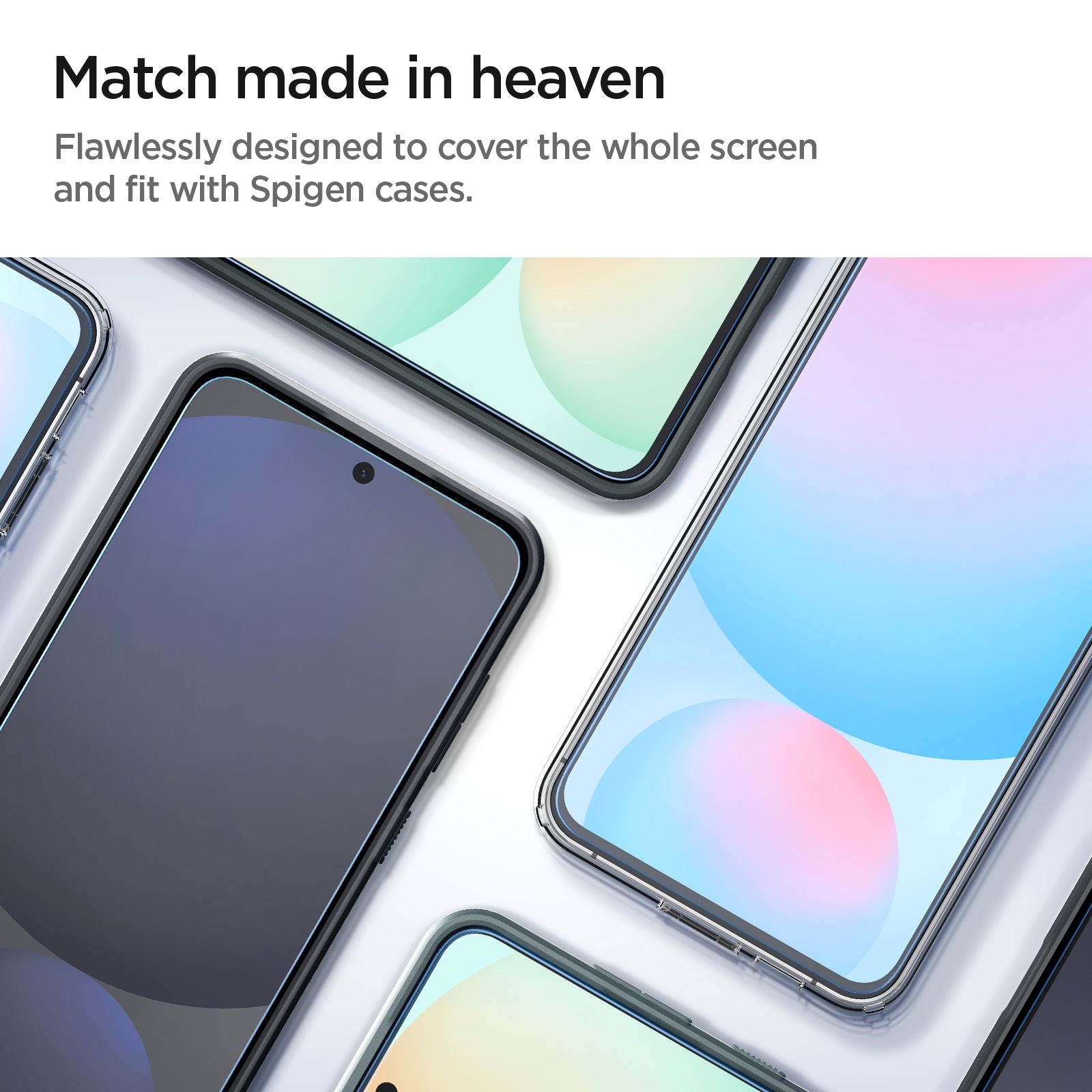 Spigen Glass tR EZ Fit 2 Pack, transparency - Samsung Galaxy S24 FE/A56 5G (10)