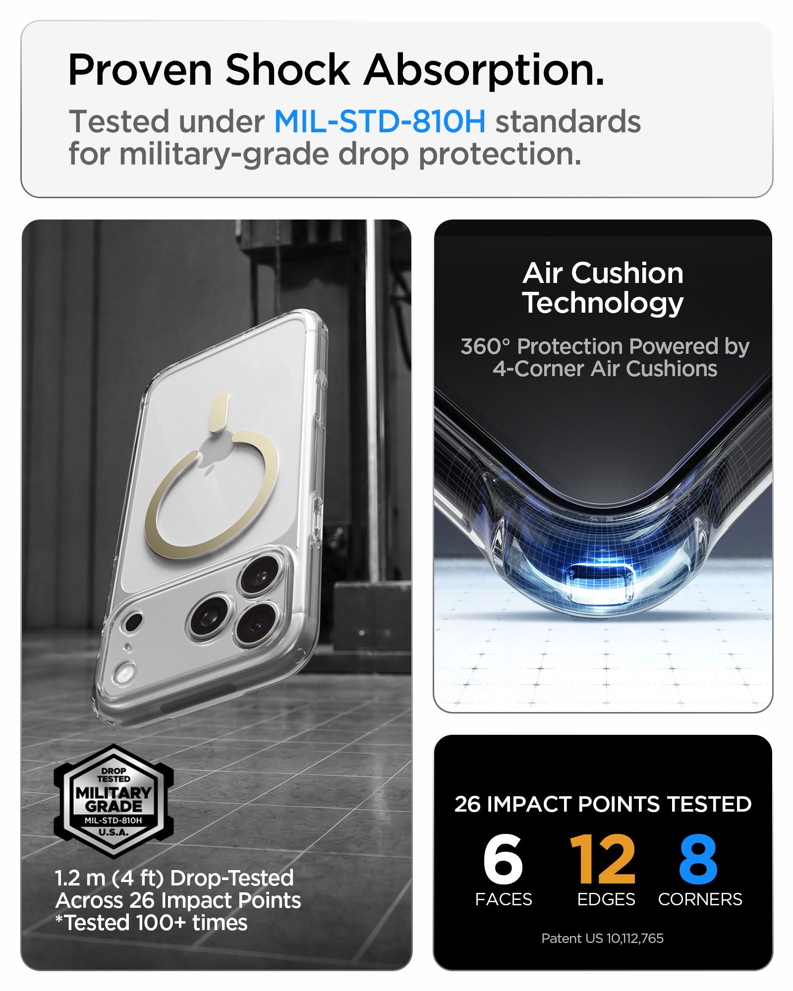 Spigen Ultra Hybrid MagSafe, clear gold - iPhone 18 Pro Max/17 Pro Max (19)