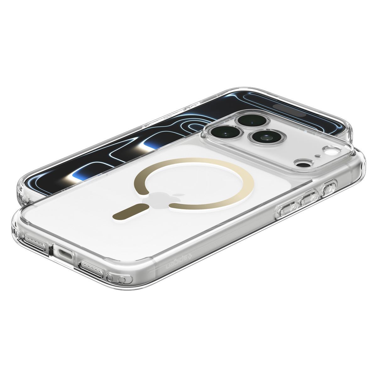 Spigen Ultra Hybrid MagSafe, clear gold - iPhone 18 Pro Max/17 Pro Max (8)