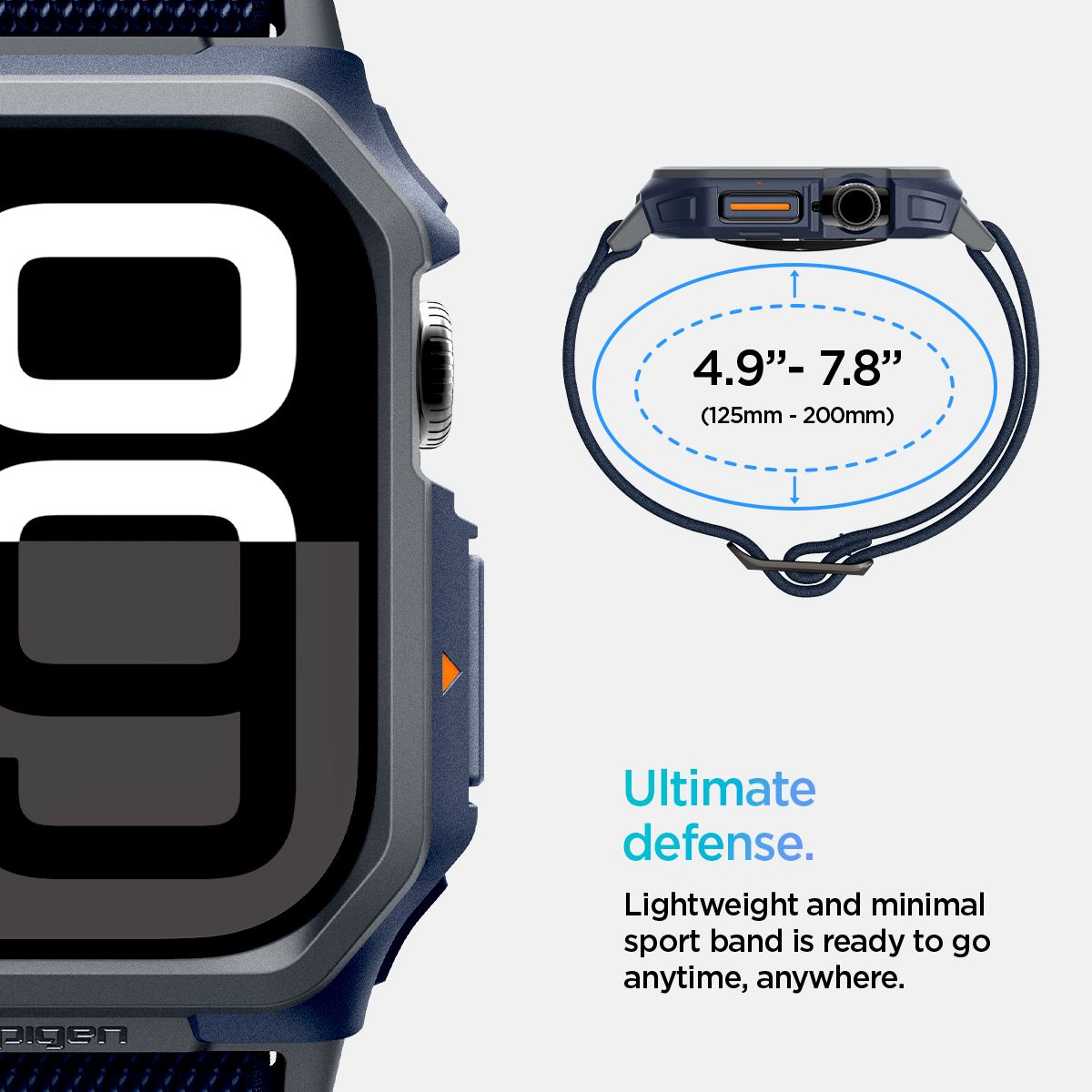 Spigen Lite Fit Pro, navy blue - Apple Watch 11/10 46mm (11)