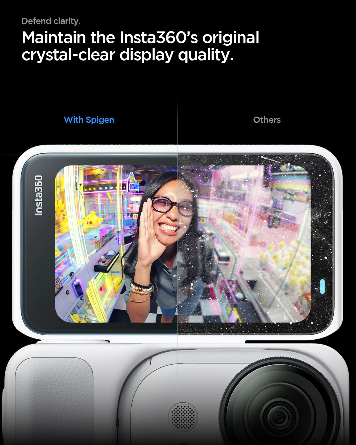 Spigen Glass tR Slim 2 Pack - Insta360 Go Ultra (9)