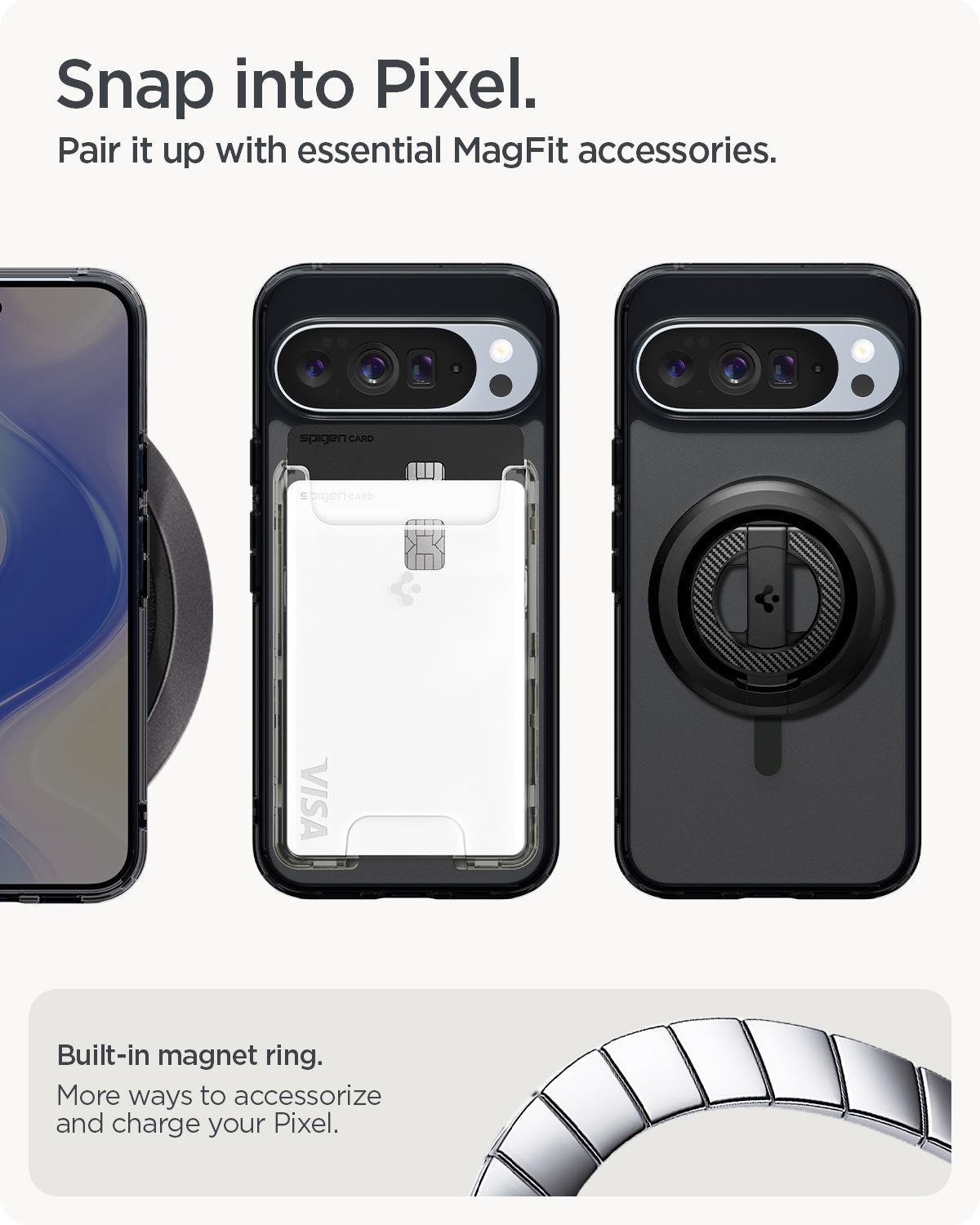 Spigen Ultra Hybrid MagSafe, frost black - Google Pixel 10 Pro XL (17)