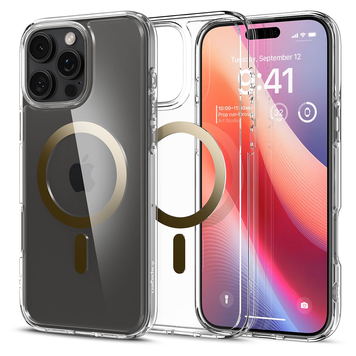 Spigen Ultra Hybrid MagSafe, gold - iPhone 16 Pro Max (1)