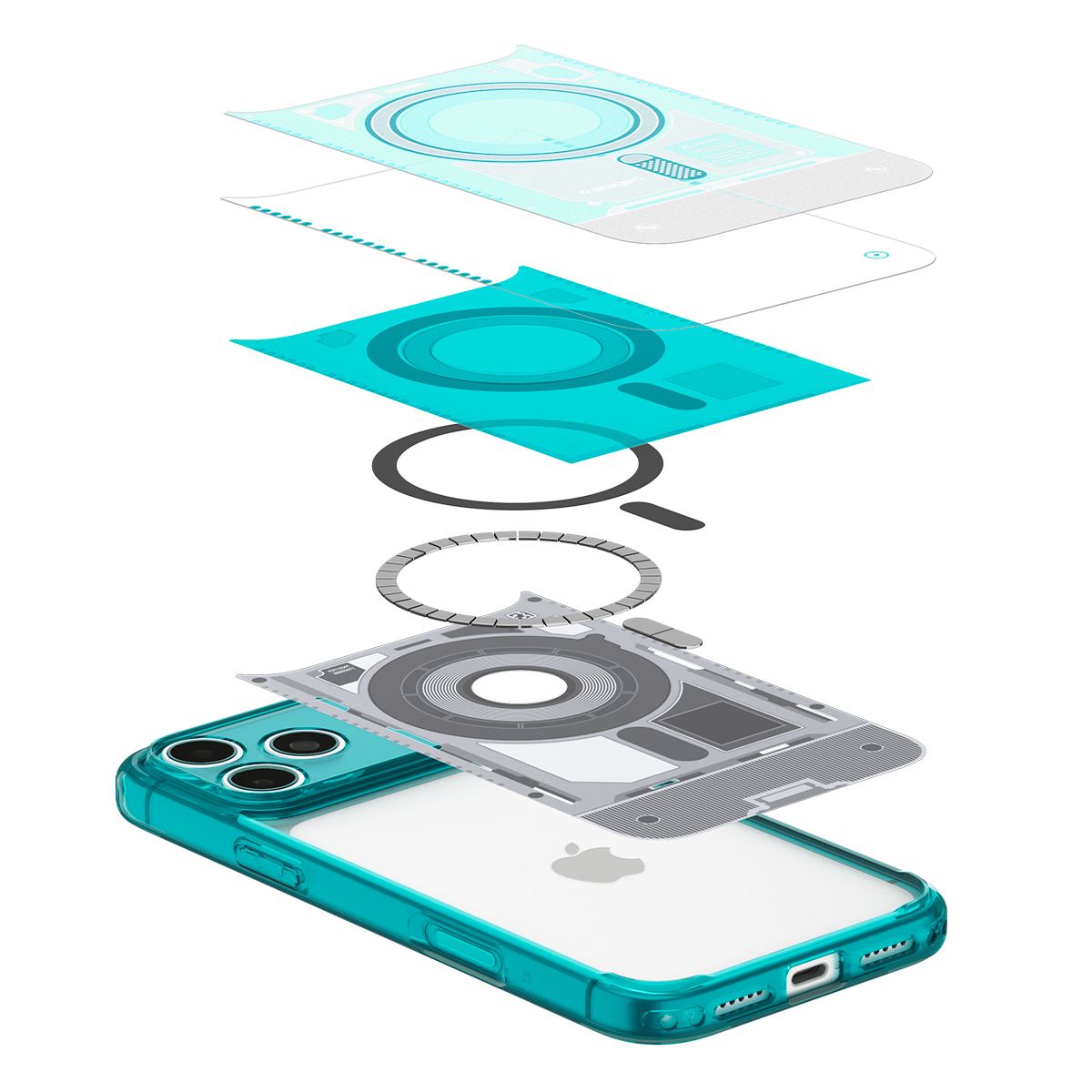 Spigen Ultra Hybrid MagSafe, c-one bondi blue - iPhone 18 Pro Max/17 Pro Max (15)