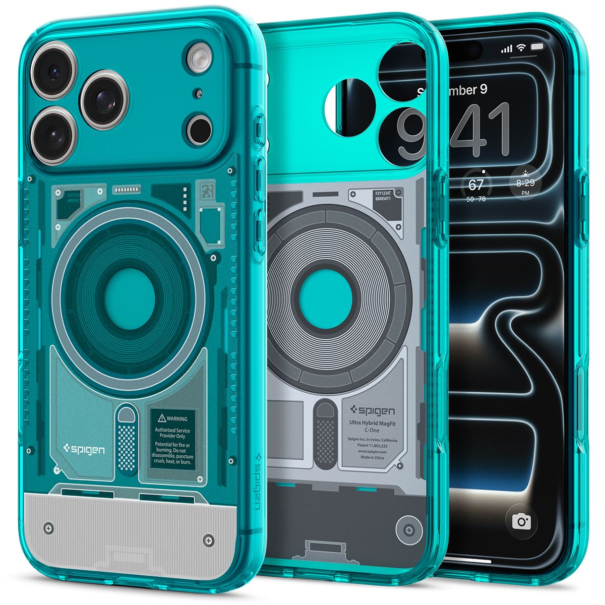 Spigen Ultra Hybrid MagSafe, c-one bondi blue - iPhone 18 Pro Max/17 Pro Max (2)