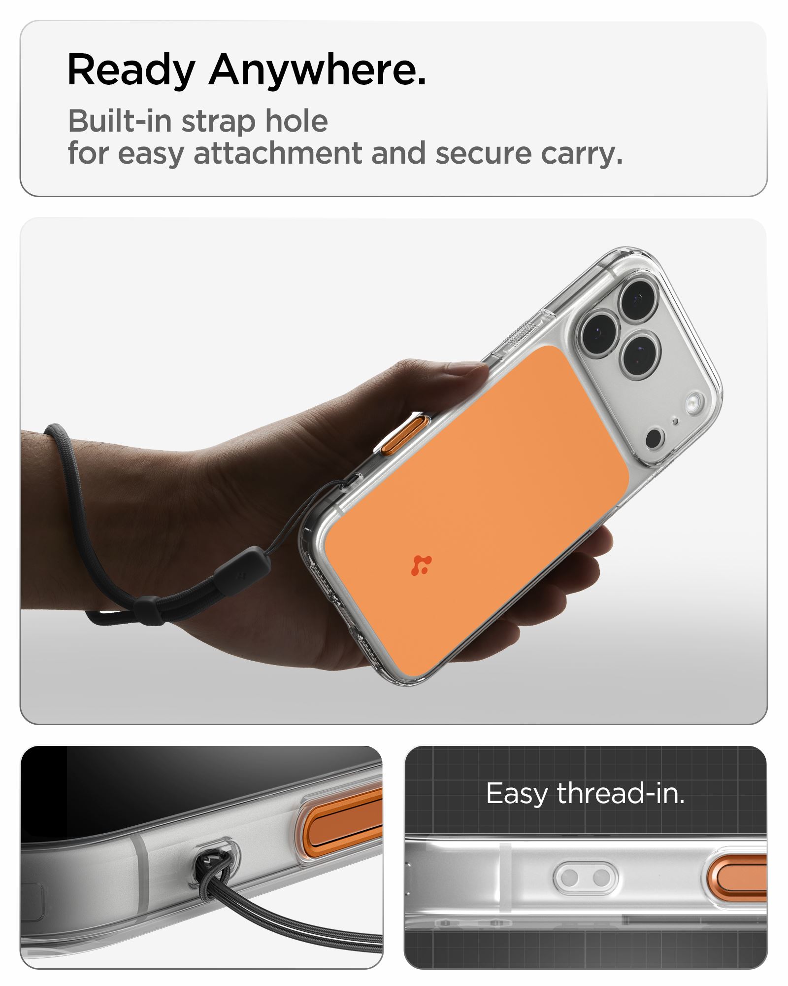 Spigen Ultra Hybrid T MagSafe, glossy orange - iPhone 18 Pro/17 Pro (18)