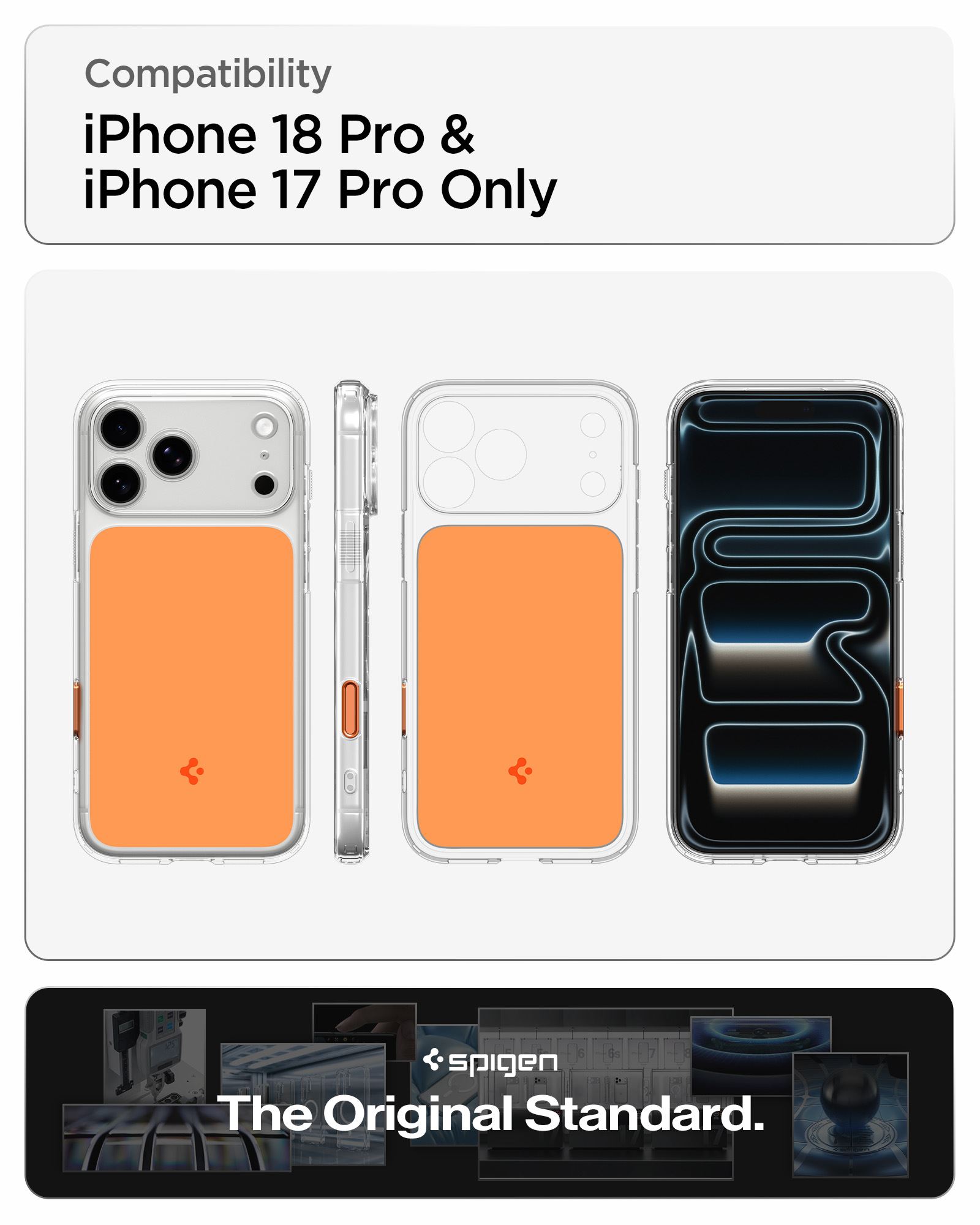 Spigen Ultra Hybrid T MagSafe, glossy orange - iPhone 18 Pro/17 Pro (19)