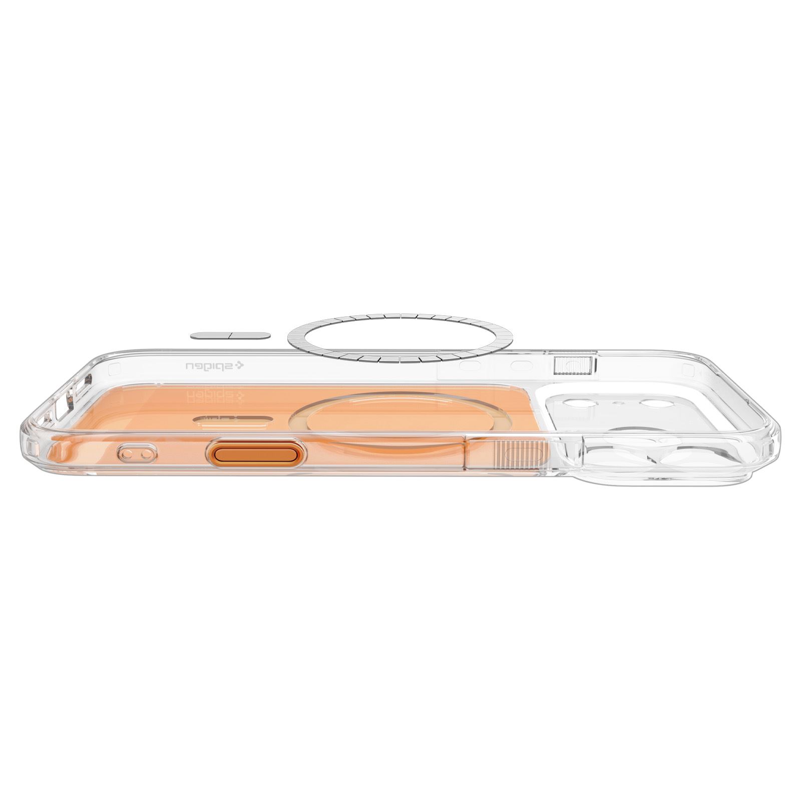 Spigen Ultra Hybrid T MagSafe, glossy orange - iPhone 18 Pro/17 Pro (8)
