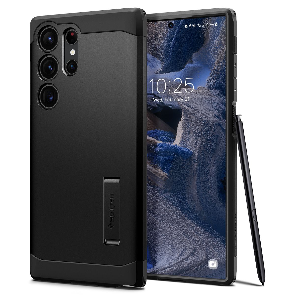 Spigen Tough Armor, black - Samsung Galaxy S23 Ultra (1)