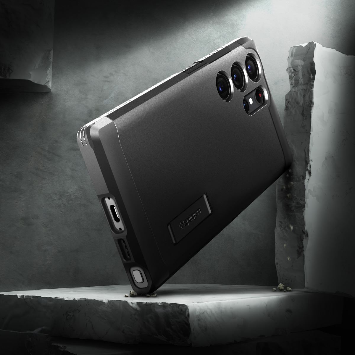 Spigen Tough Armor, black - Samsung Galaxy S23 Ultra (13)