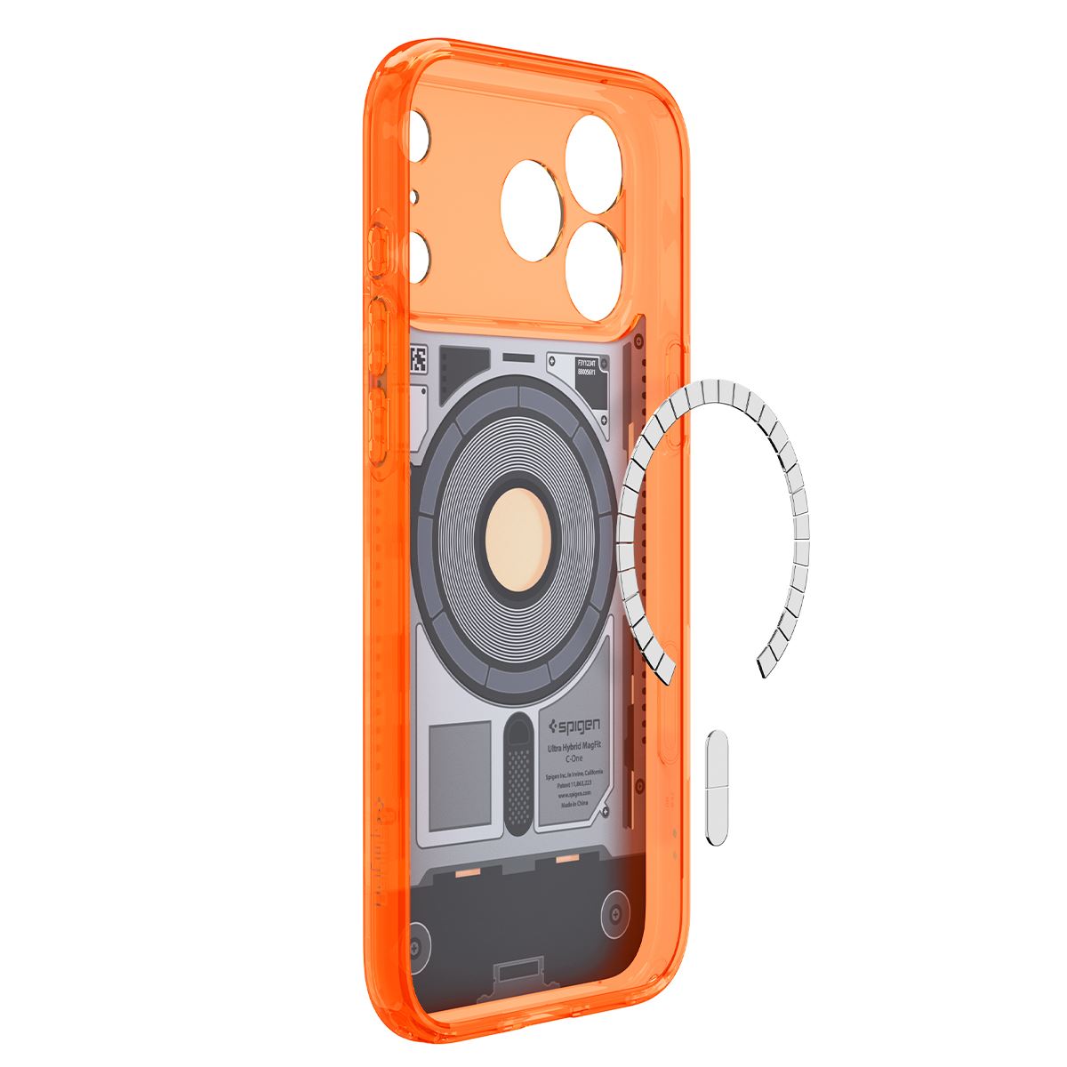 Spigen Ultra Hybrid MagSafe, c-one tangerine - iPhone 18 Pro Max/17 Pro Max (12)