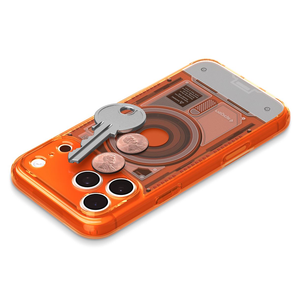 Spigen Ultra Hybrid MagSafe, c-one tangerine - iPhone 18 Pro Max/17 Pro Max (14)