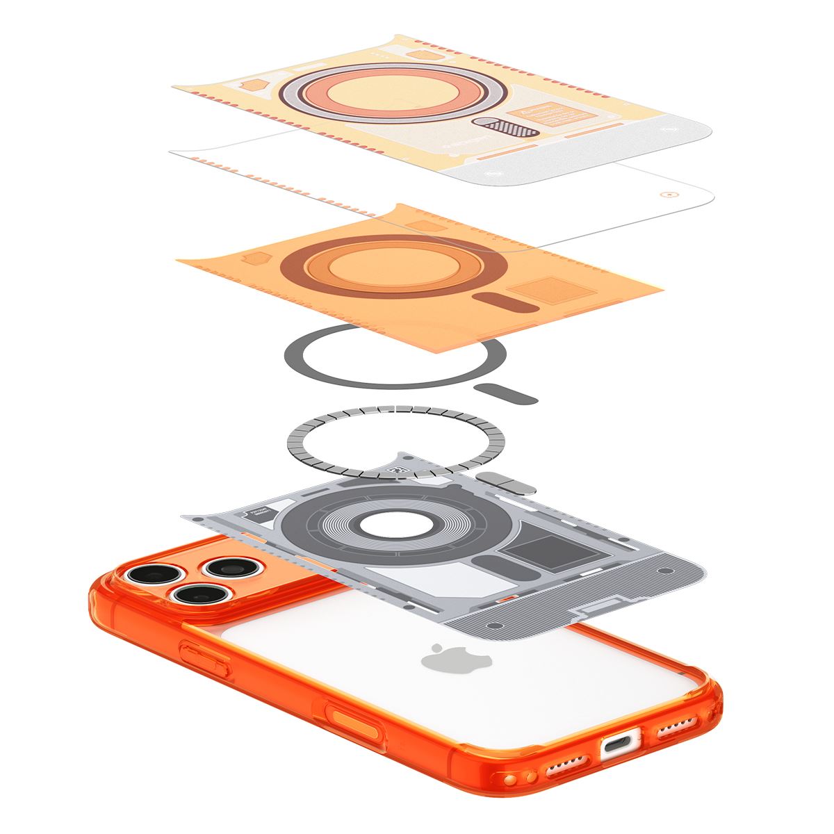 Spigen Ultra Hybrid MagSafe, c-one tangerine - iPhone 18 Pro Max/17 Pro Max (15)
