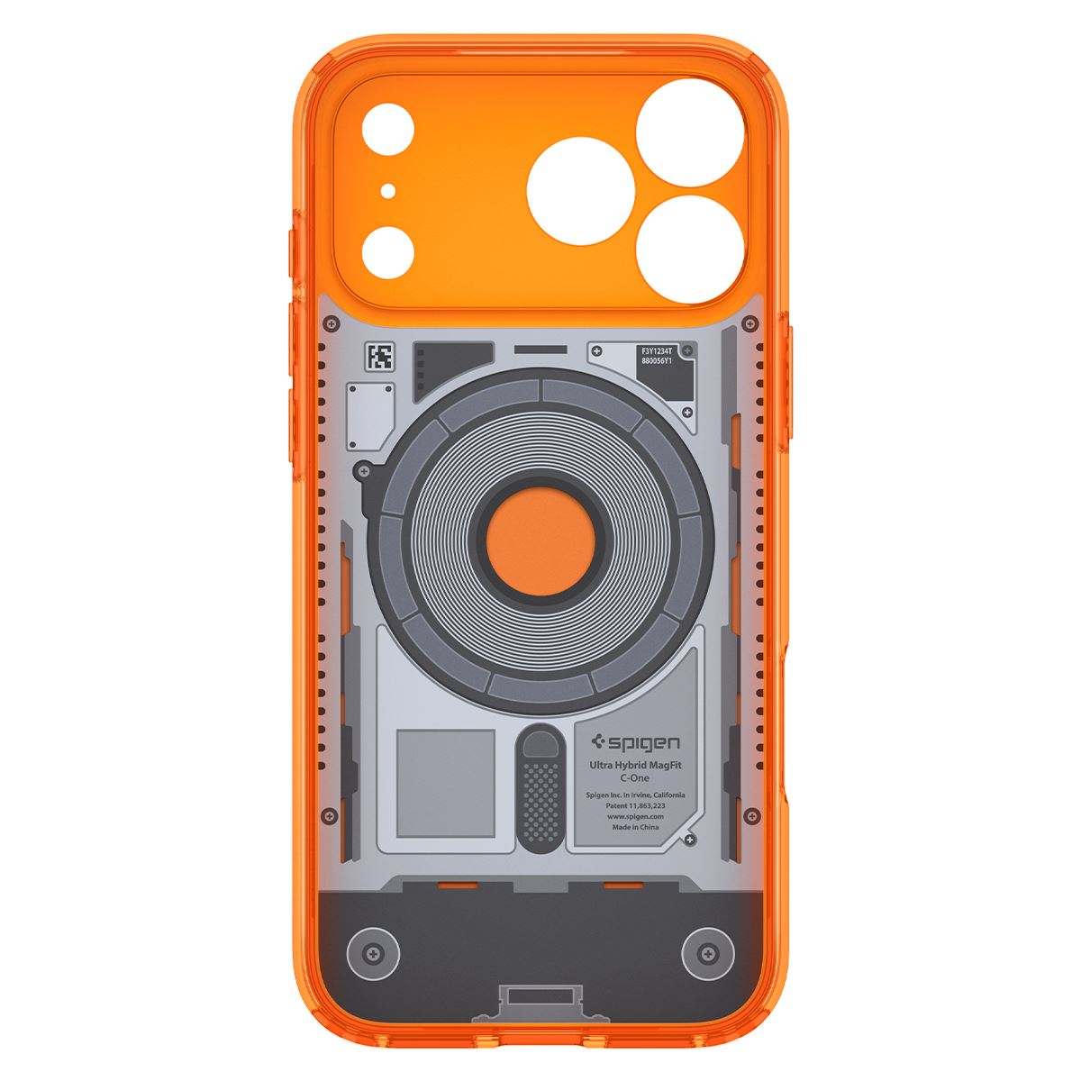 Spigen Ultra Hybrid MagSafe, c-one tangerine - iPhone 18 Pro Max/17 Pro Max (5)