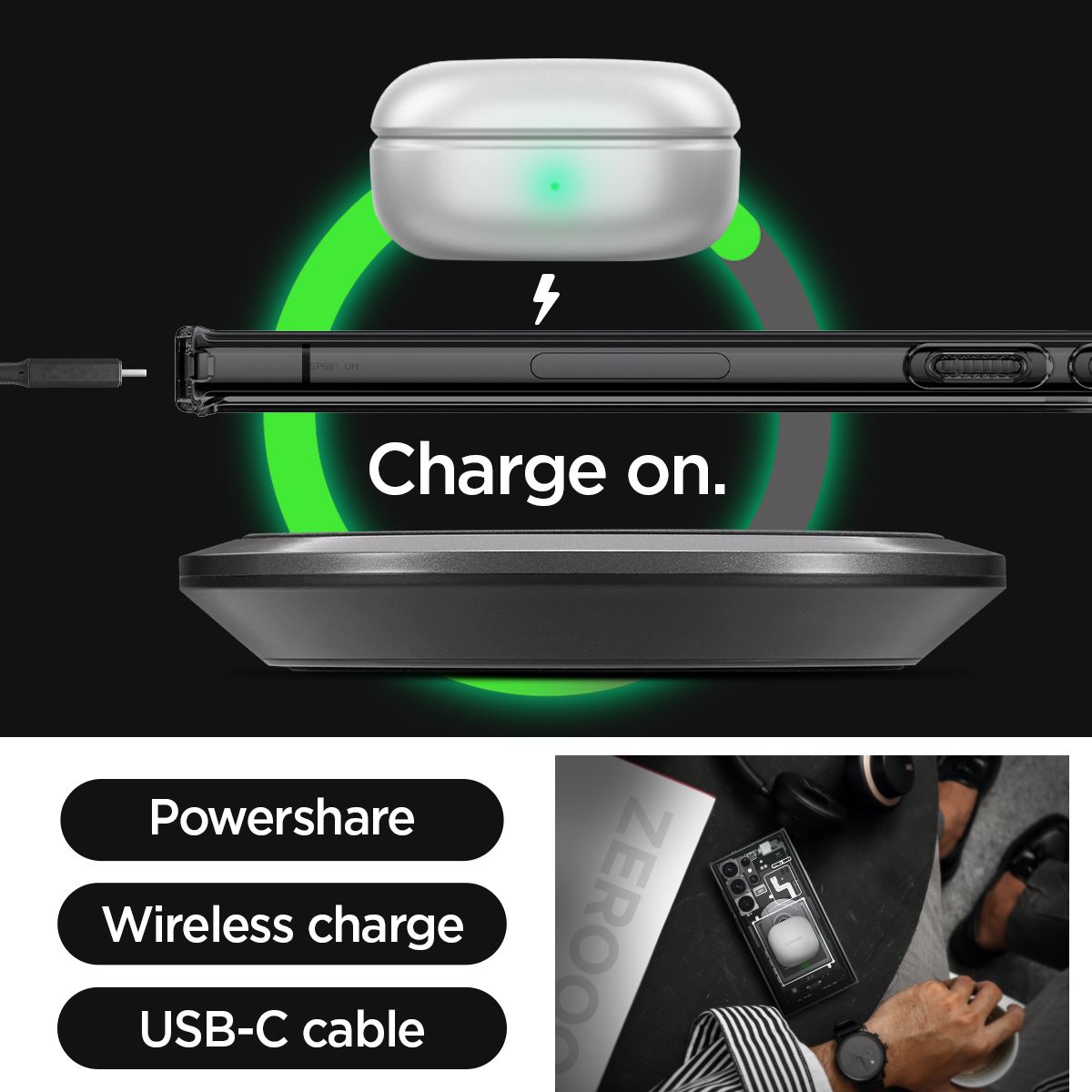 Spigen Ultra Hybrid, zero one - Samsung Galaxy S23 Ultra (17)