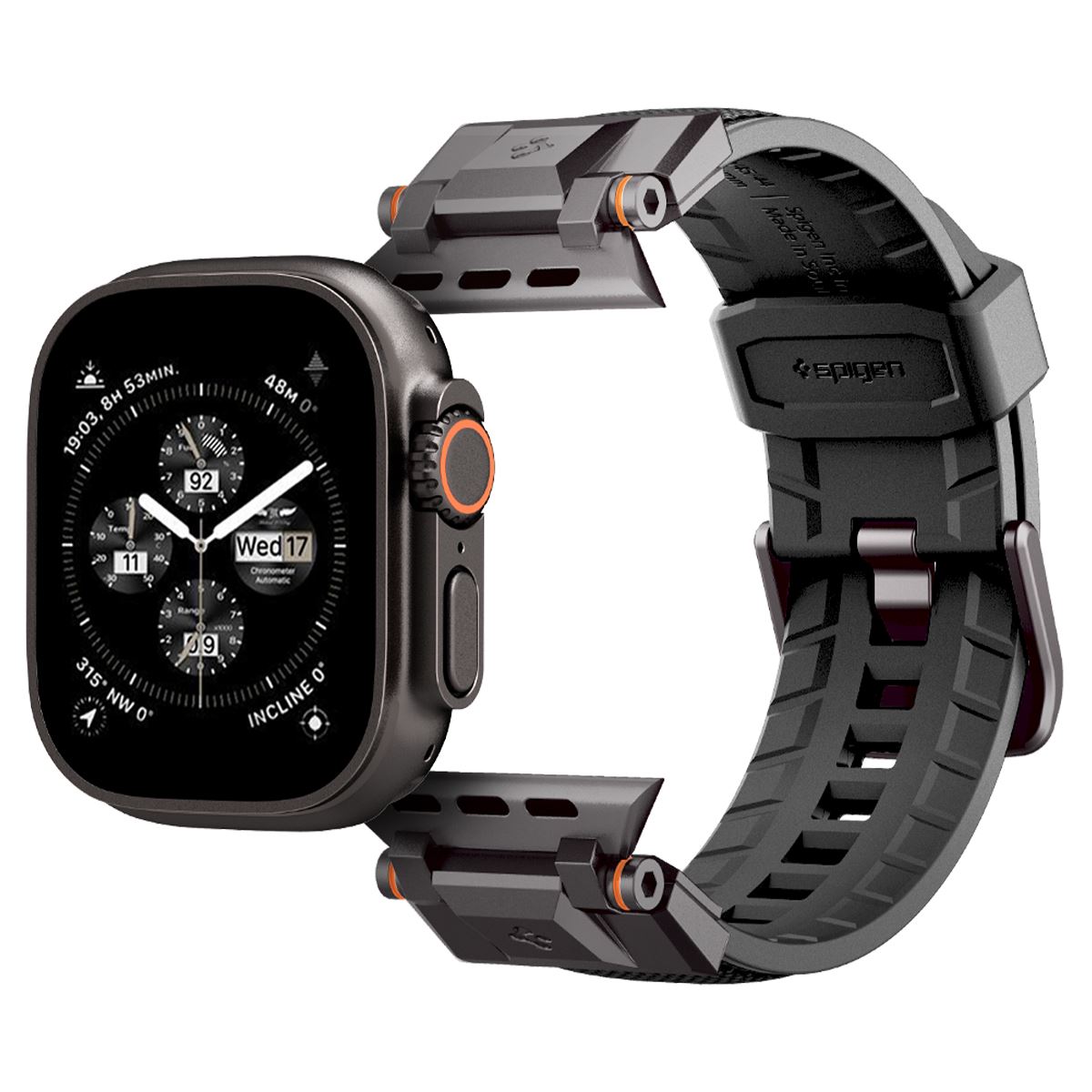 Spigen DuraPro Armor, black edition - Apple Watch 49mm/46mm/45mm/44mm (10)
