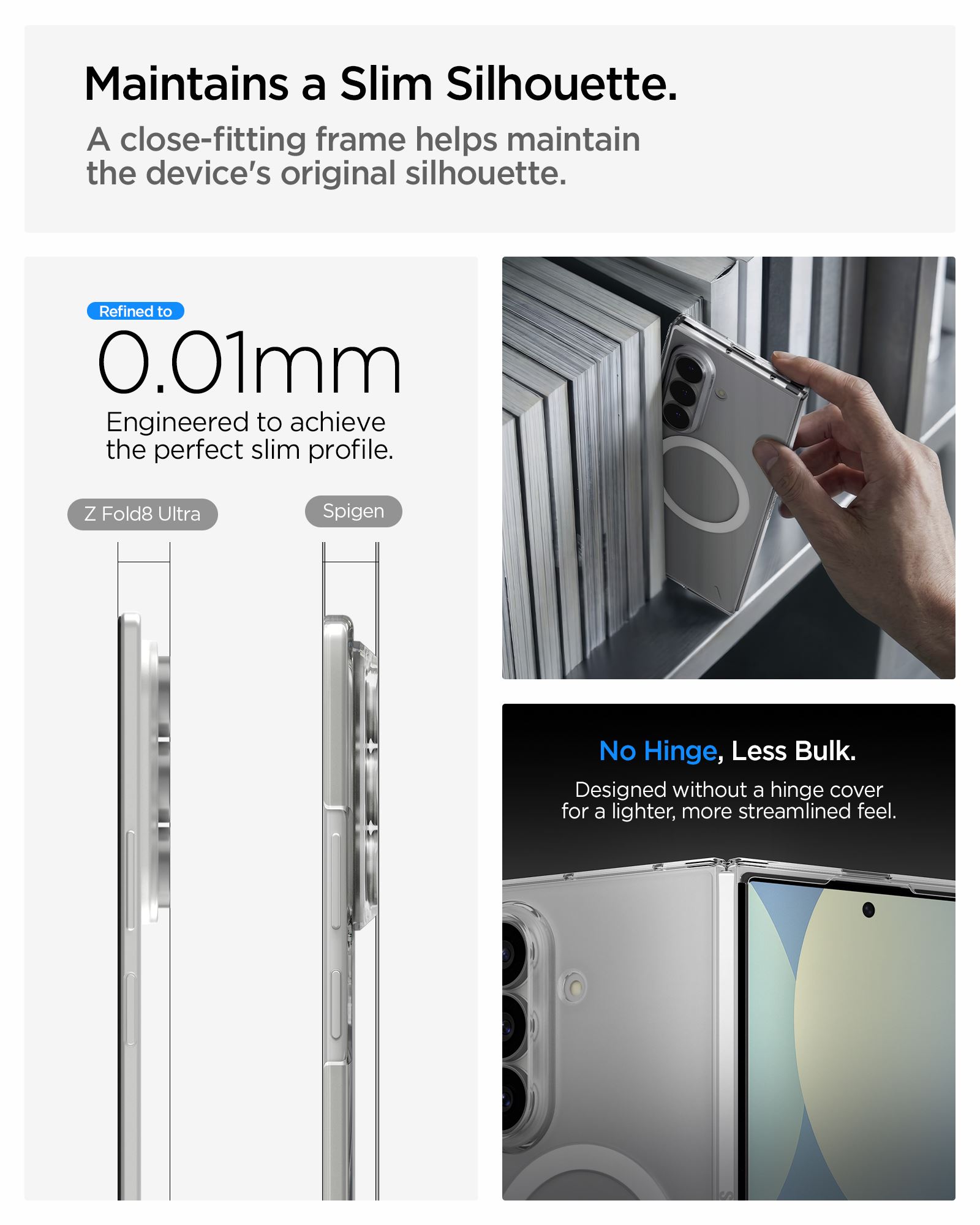 Spigen Air Skin MagSafe, clear white - Samsung Galaxy Z Fold8 Ultra (14)