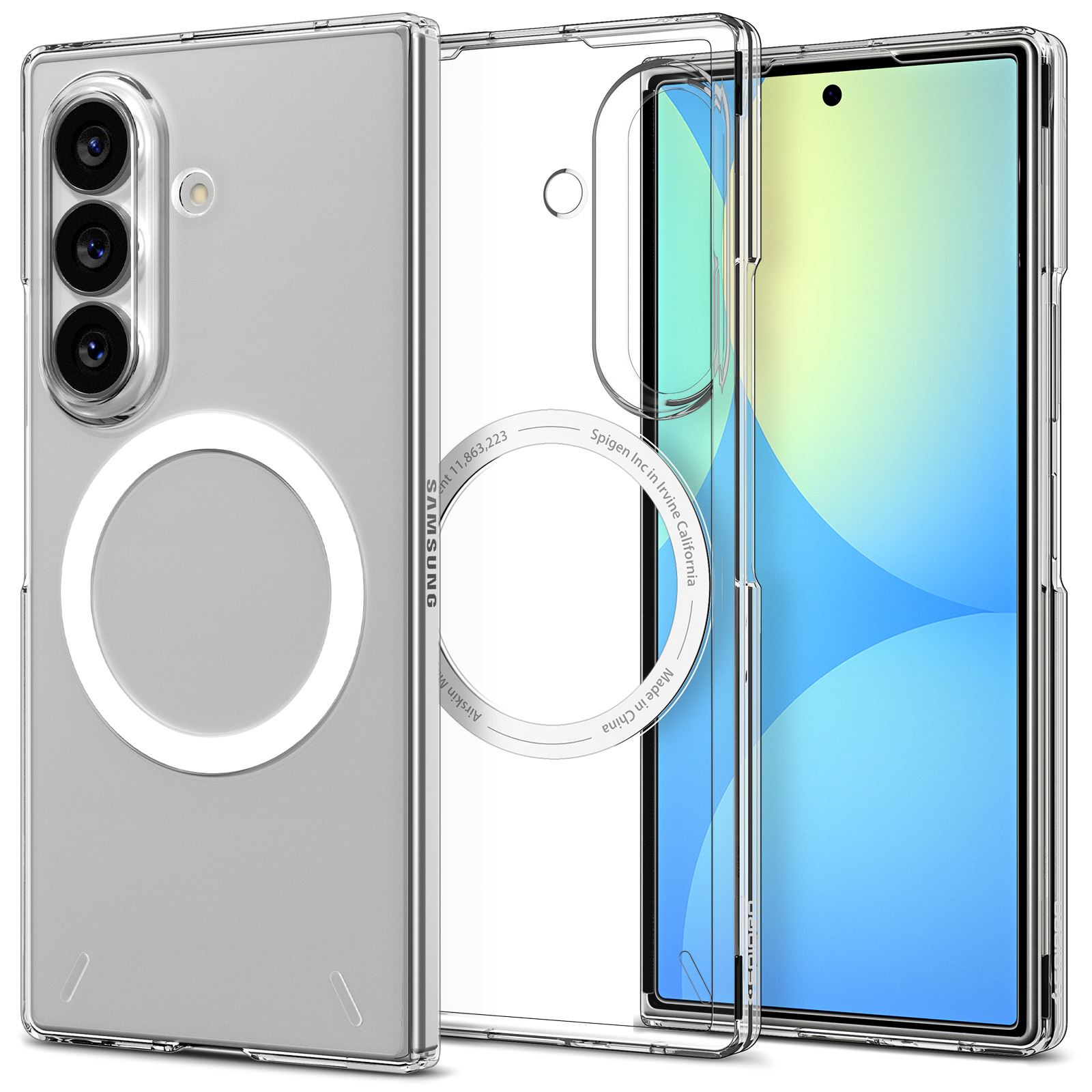 Spigen Air Skin MagSafe, clear white - Samsung Galaxy Z Fold8 Ultra