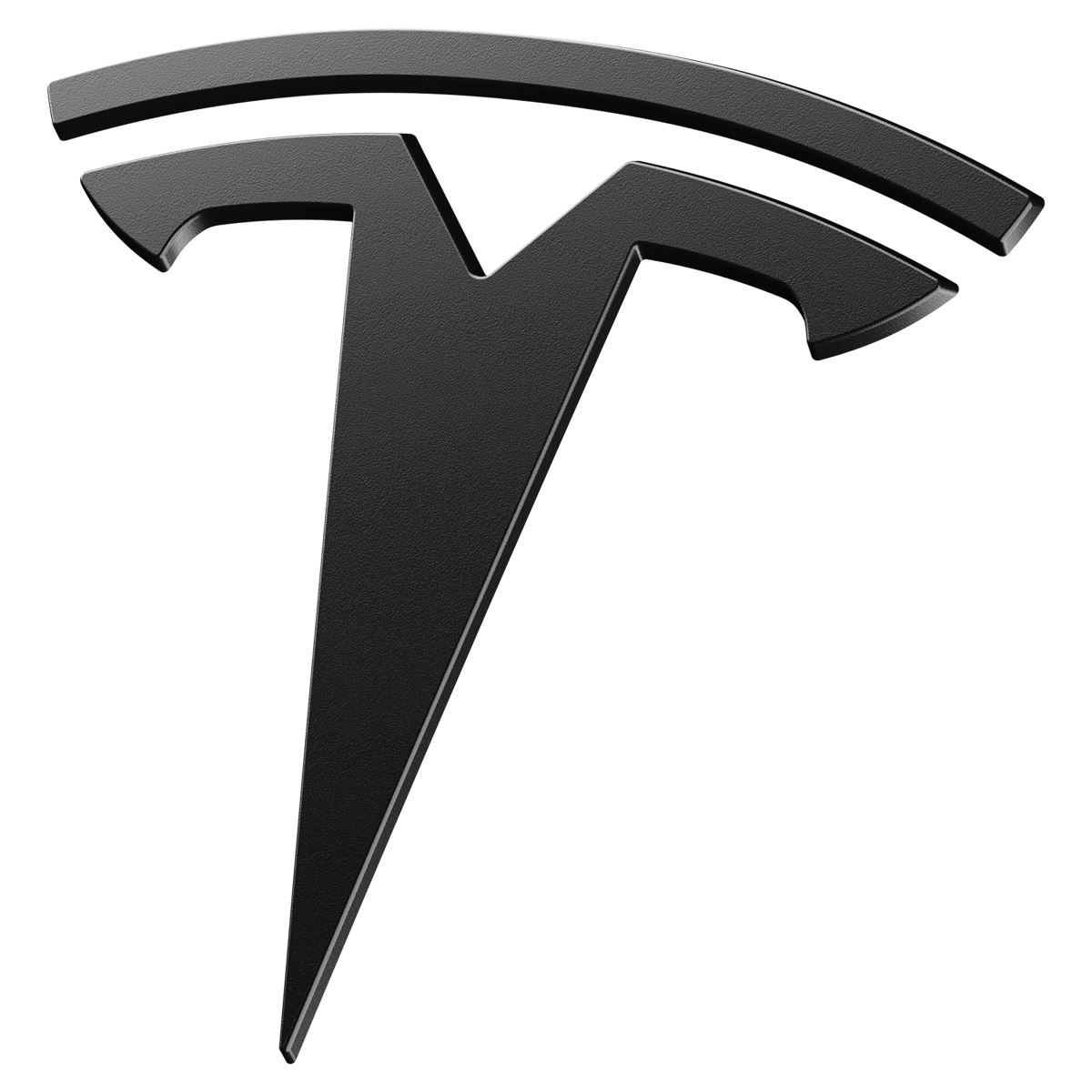 Spigen Tesla Front Emblem, black - Tesla Model Y(Juniper) (1)