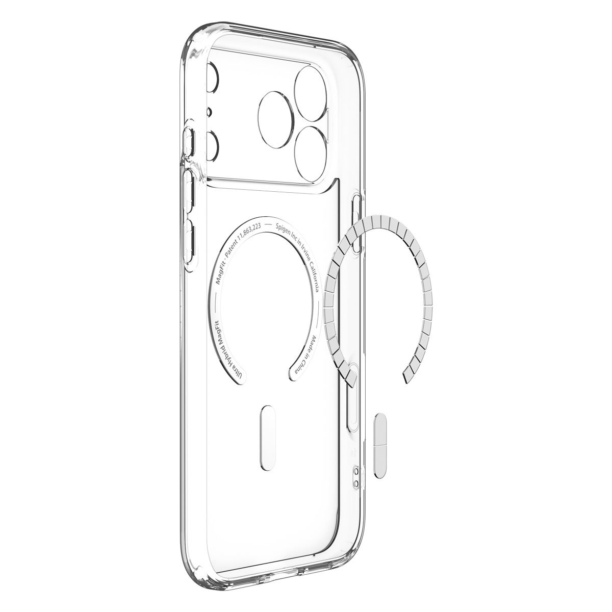 Spigen Ultra Hybrid MagSafe, clear white - iPhone 18 Pro/17 Pro (11)