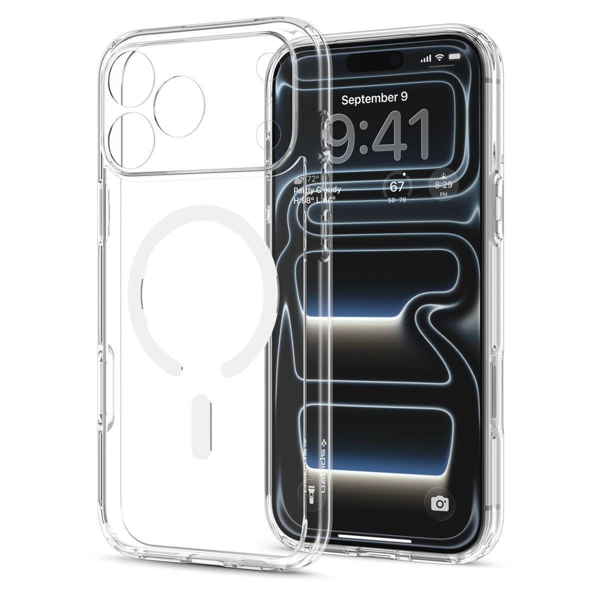 Spigen Ultra Hybrid MagSafe, clear white - iPhone 18 Pro/17 Pro (14)