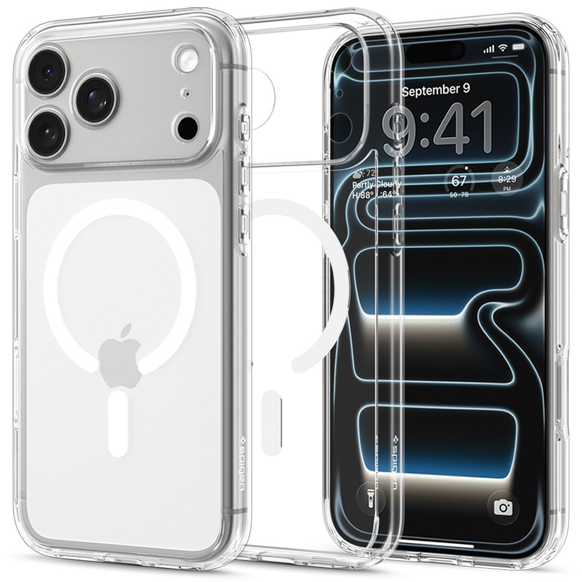 Spigen Ultra Hybrid MagSafe, clear white - iPhone 18 Pro/17 Pro (2)
