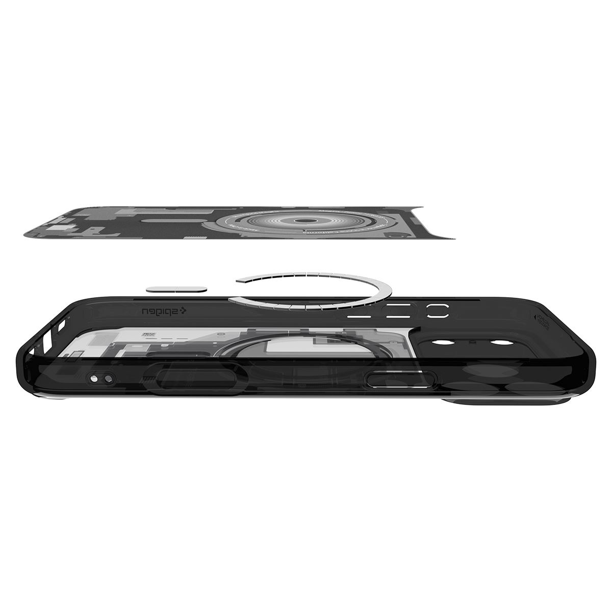 Spigen Ultra Hybrid MagSafe, zero one black - iPhone 18 Pro Max/17 Pro Max (10)