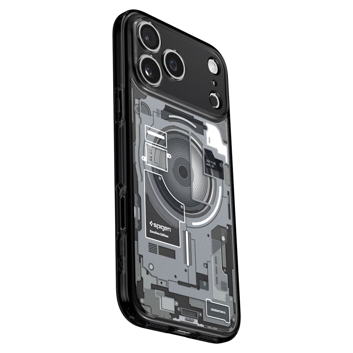 Spigen Ultra Hybrid MagSafe, zero one black - iPhone 18 Pro Max/17 Pro Max (5)