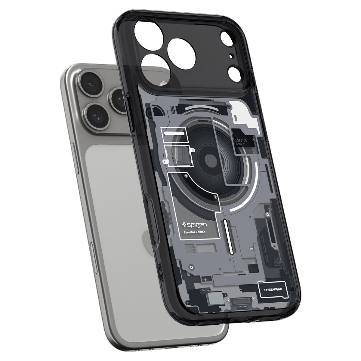 Spigen Ultra Hybrid MagSafe, zero one black - iPhone 18 Pro Max/17 Pro Max (8)