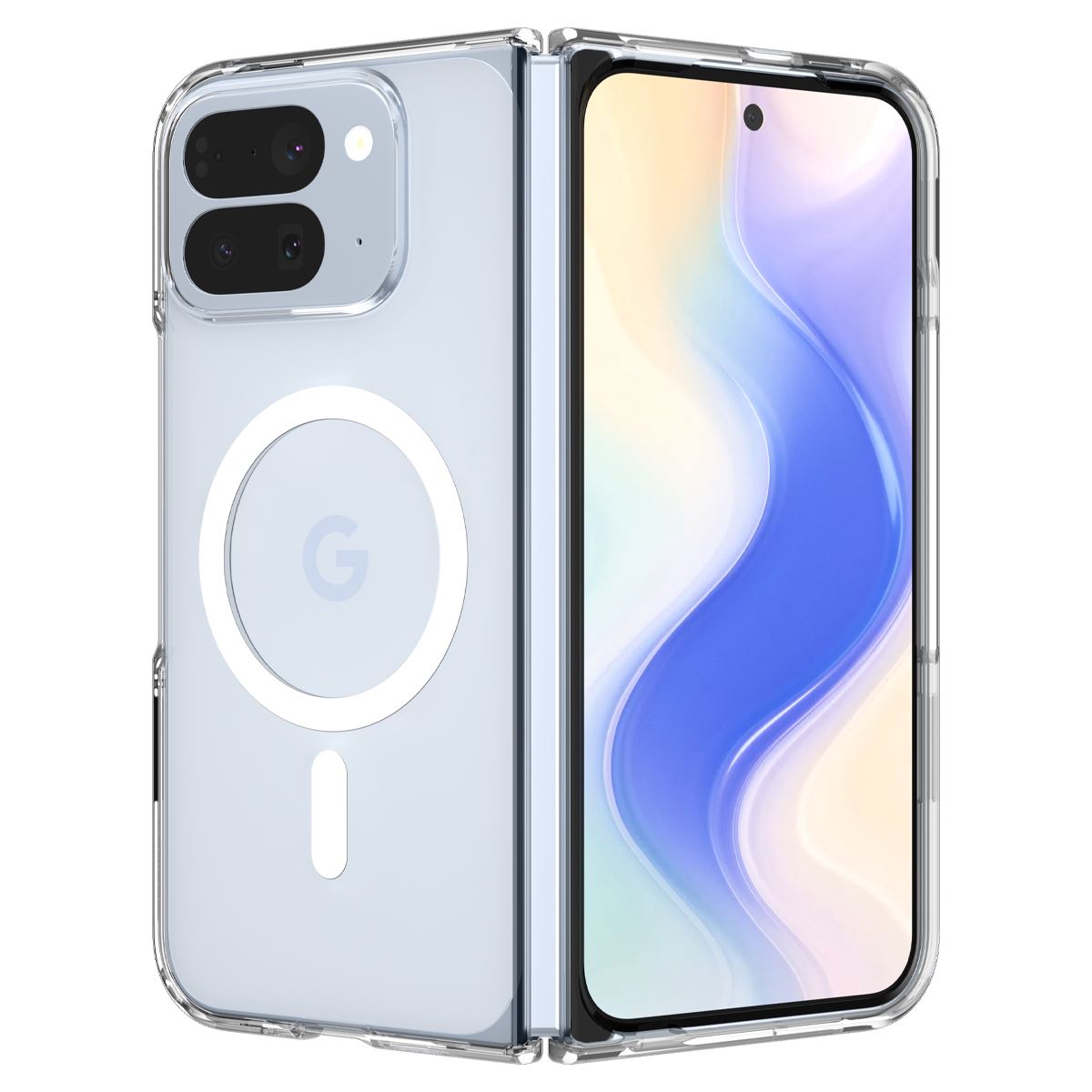 Spigen Ultra Hybrid MagSafe, clear white - Google Pixel 10 Pro Fold (8)