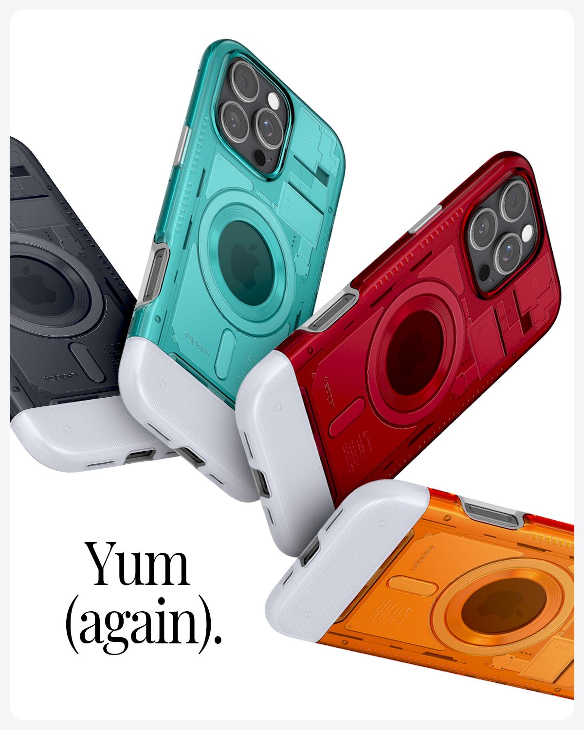 Spigen Classic C1 MagSafe, tangerine - iPhone 16 Pro (11)