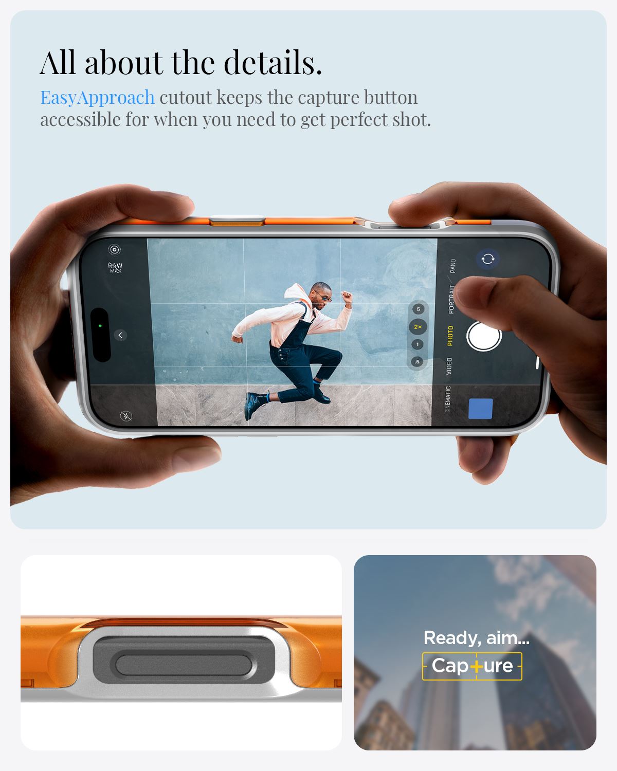 Spigen Classic C1 MagSafe, tangerine - iPhone 16 Pro (14)