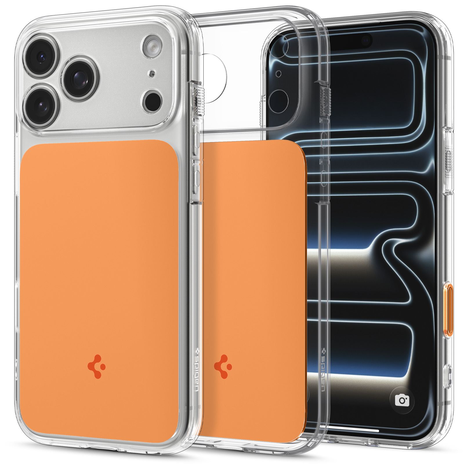 Spigen Ultra Hybrid T MagSafe, glossy orange - iPhone 18 Pro Max/17 Pro Max (1)