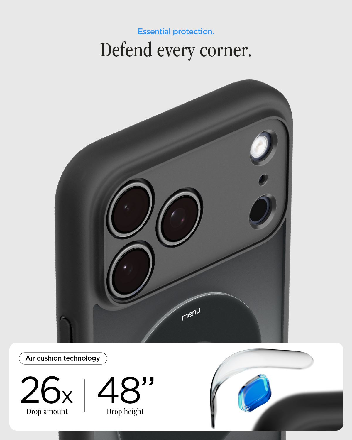 Spigen Ultra Hybrid MagSafe, classic black - iPhone 18 Pro/17 Pro (19)