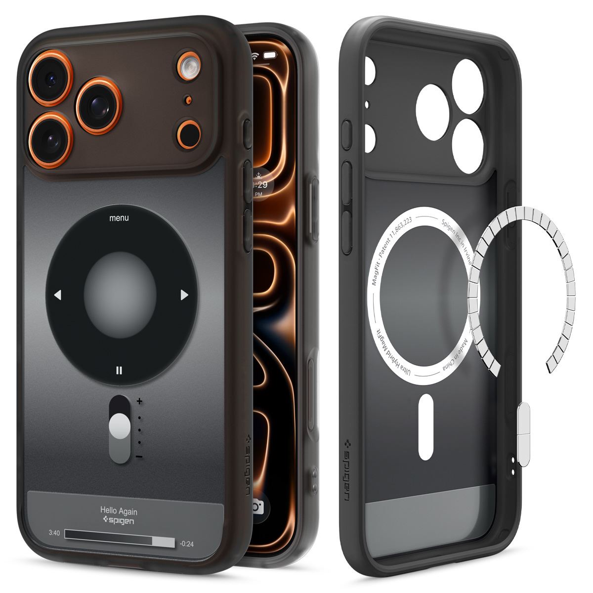 Spigen Ultra Hybrid MagSafe, classic black - iPhone 18 Pro/17 Pro (2)