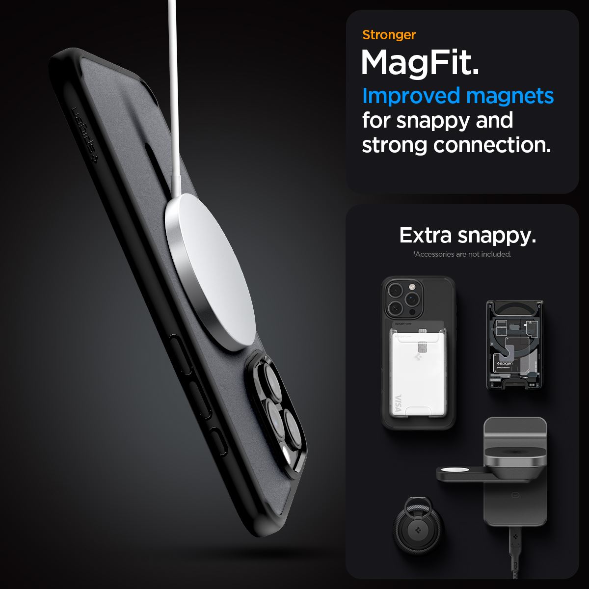 Spigen Ultra Hybrid MagSafe, frost black - iPhone 16 Pro Max (11)
