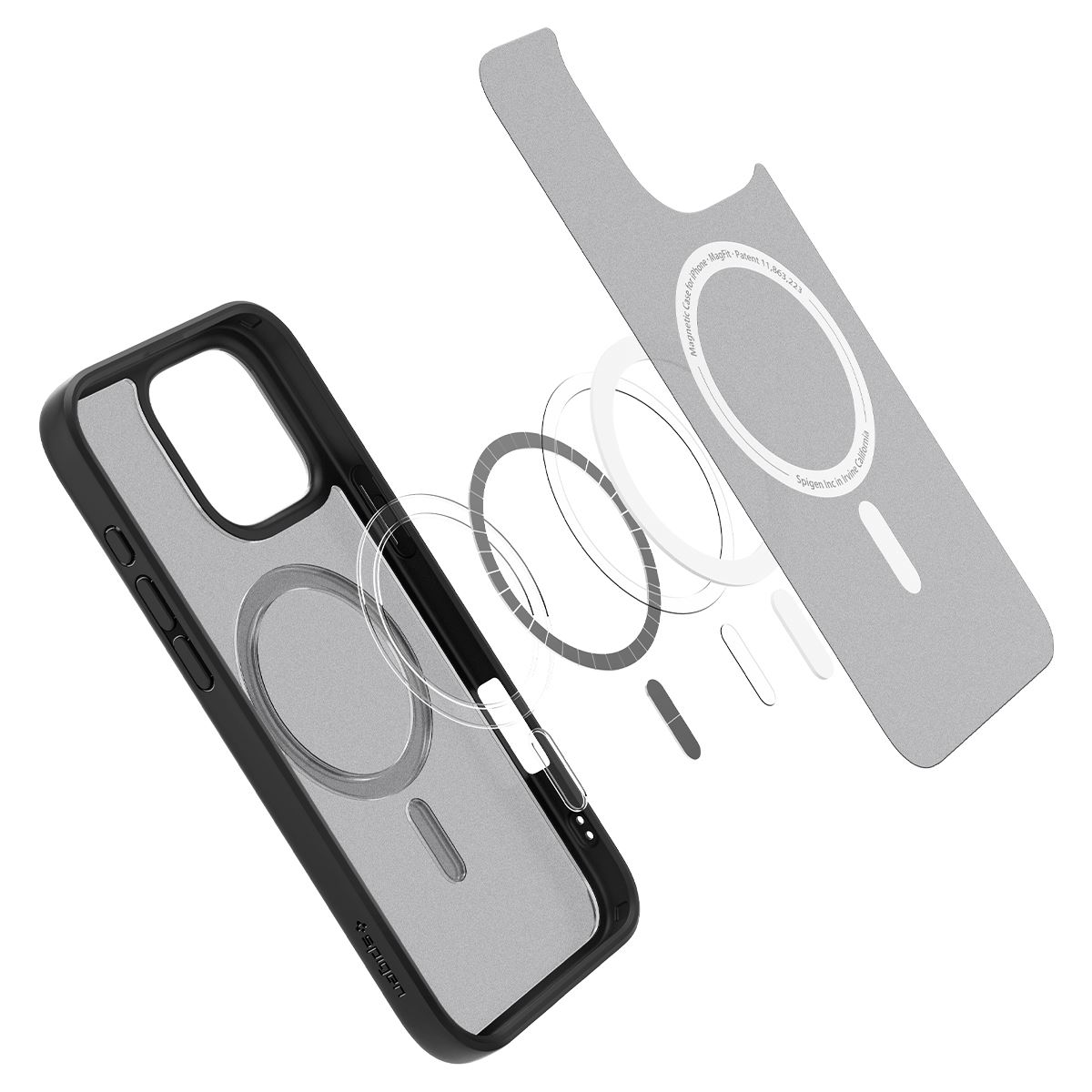 Spigen Ultra Hybrid MagSafe, frost black - iPhone 16 Pro Max (7)