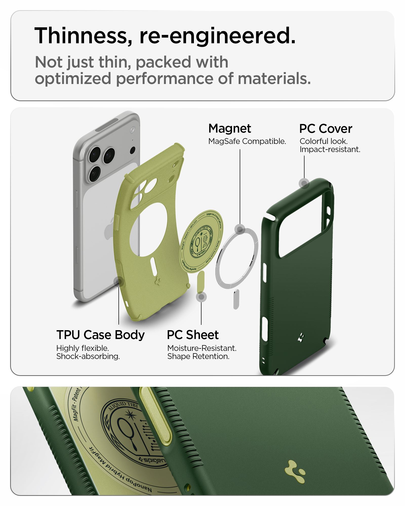 Spigen Nano Pop Hybrid MagSafe, avo green - iPhone 18 Pro Max/17 Pro Max (17)