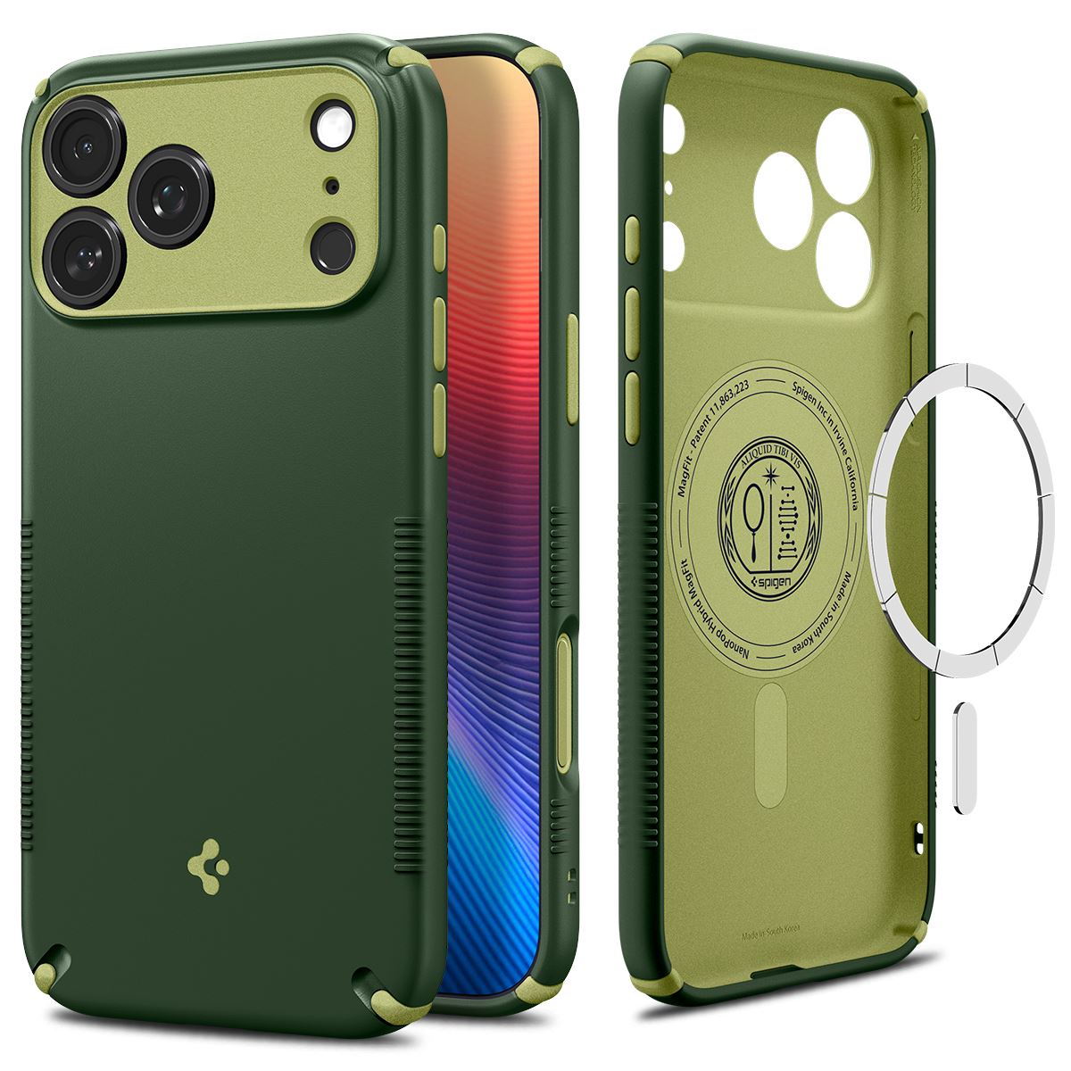 Spigen Nano Pop Hybrid MagSafe, avo green - iPhone 18 Pro Max/17 Pro Max