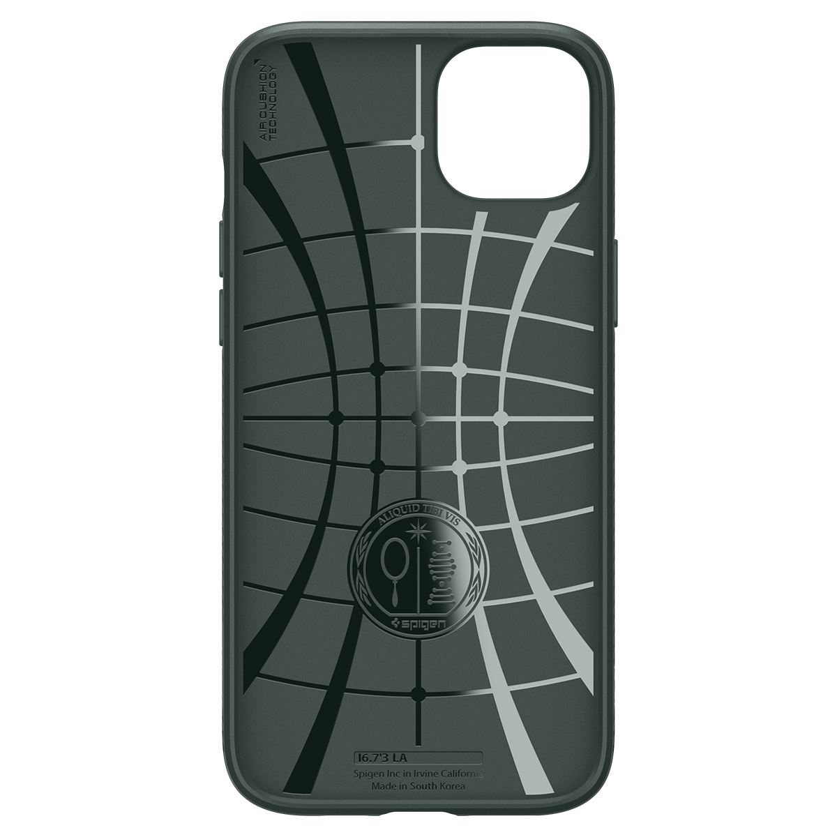 Spigen Liquid Air, abyss green - iPhone 15 (4)