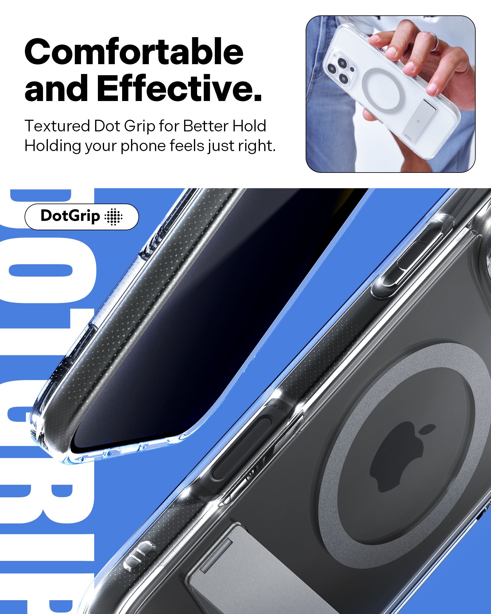 Spigen Caseology Capella MagSafe Kickstand, clear gray - iPhone 16 Pro (13)